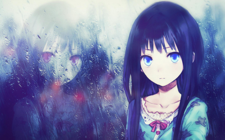 Alone Anime Girl Pc Widescreen HD Wallpaper 1920x1200px