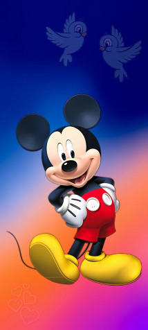 Mickey Mouse iPhone Wallpaper 1080x2400px