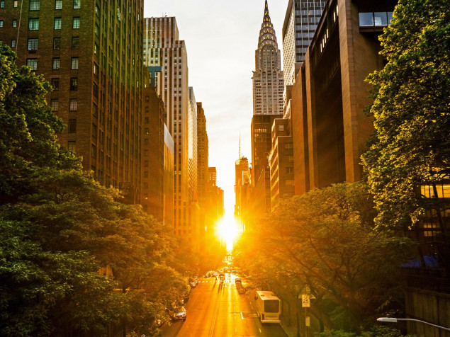 Manhattanhenge Wallpaper Image 2048x1536px