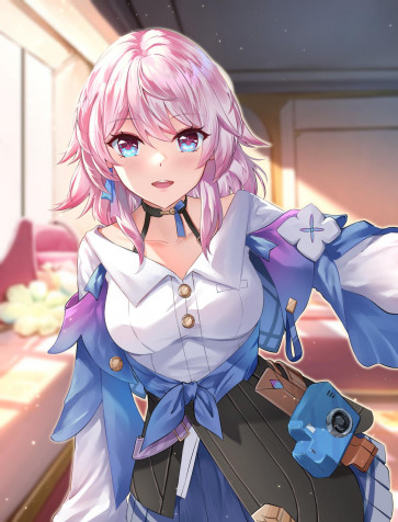 March 7th Honkai Star Rail Mobile Background 1203x1575px