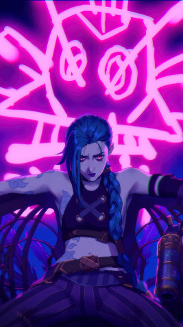 Arcane Jinx 4k Phone Wallpaper 2160x3840px