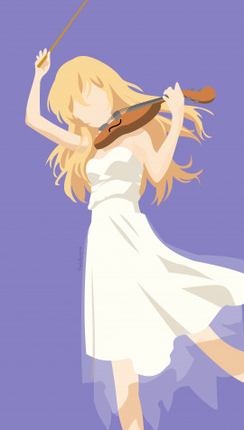 Kaori Miyazono iPhone Background 2270x4000px