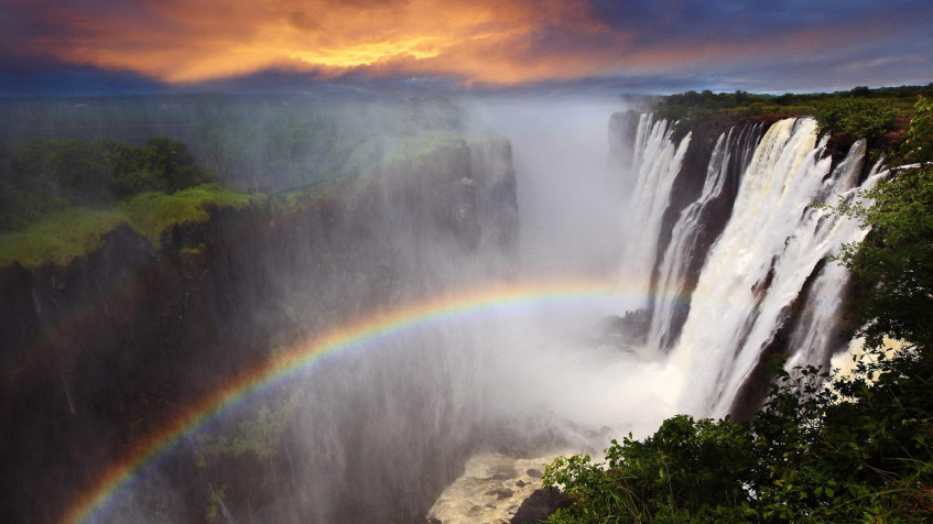 Victoria Falls Full HD 1080p Wallpaper 1920x1080px