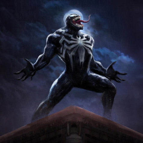 Marvels Spider Man 2 Venom Wallpaper for iPhone 1024x1024px