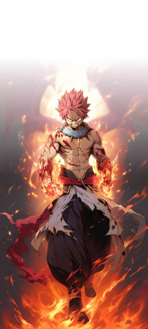 Natsu Phone Background 2250x5000px