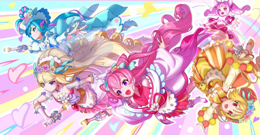 Delicious Party Precure Wallpaper Image 1920x1002px