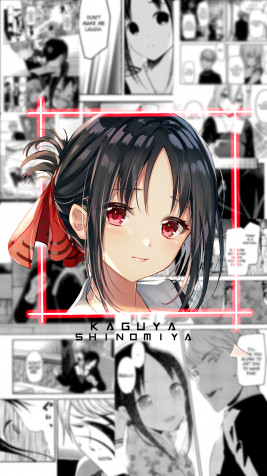 Kaguya Shinomiya Phone HD Background 1080x1920px