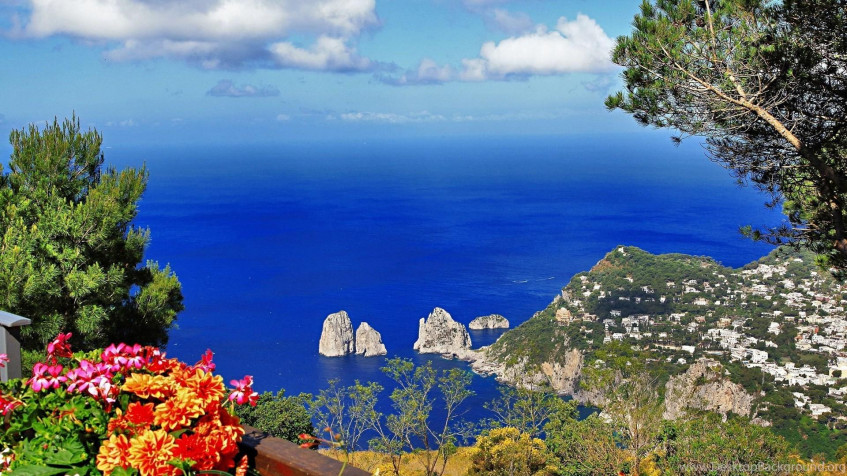 Capri Italy Full HD 1080p Wallpaper 1920x1080px