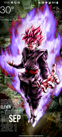 Super Saiyan Rose Goku Black Phone Wallpaper 1080x2400px