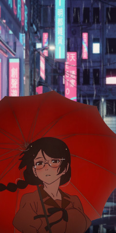 Tsubasa Hanekawa Mobile Wallpaper 1080x2160px