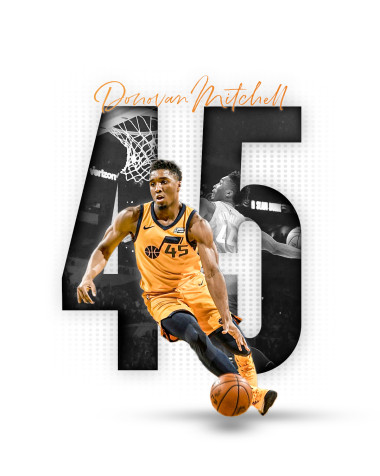 Donovan Mitchell Wallpaper 1080x1350px