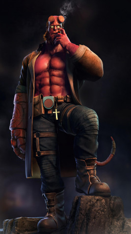 Hellboy 4k Phone Wallpaper 2160x3840px