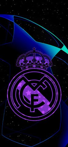 Real Madrid Logo Wallpaper for Mobile 1440x3088px