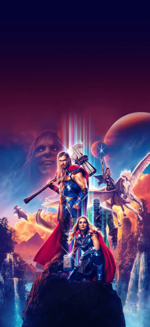 Thor Love And Thunder iPhone Background 2160x4677px