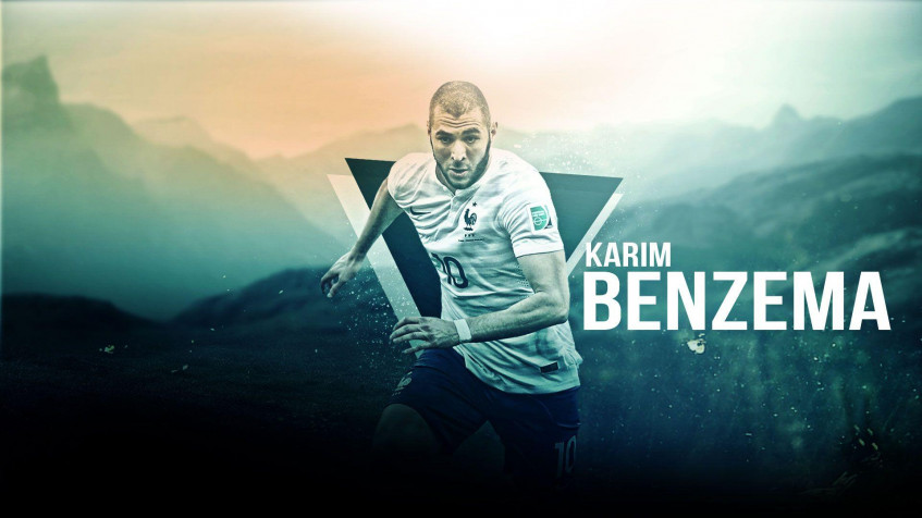 Karim Benzema Full HD 1080p Wallpaper 1920x1080px