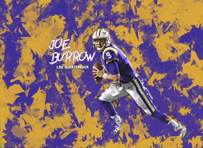 Joe Burrow Desktop Background 1200x877px