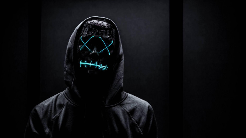 Anonymous Man MacBook Background 2048x1152px