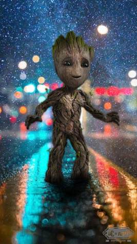 Groot iPhone Background Image 1080x1920px