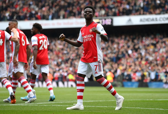 Bukayo Saka Desktop Wallpaper 2867x1952px