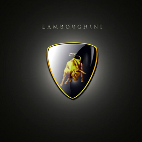 Lamborghini Logo iPhone Wallpaper 1024x1024px