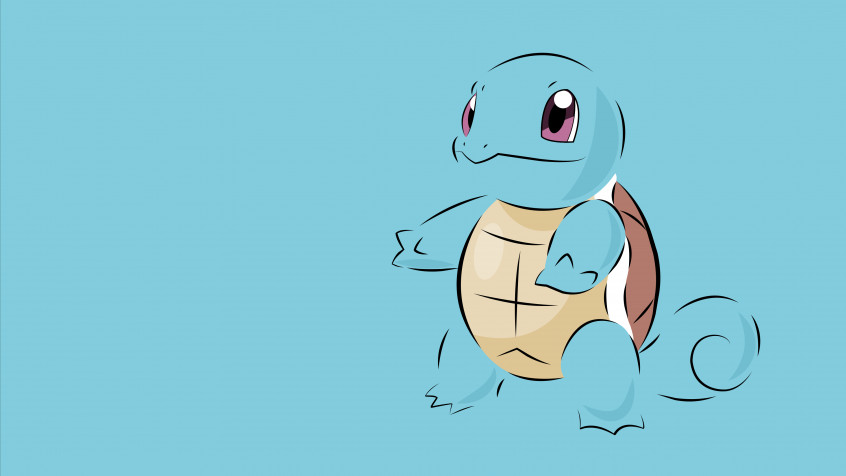 Squirtle 4k UHD Wallpaper 3840x2160px