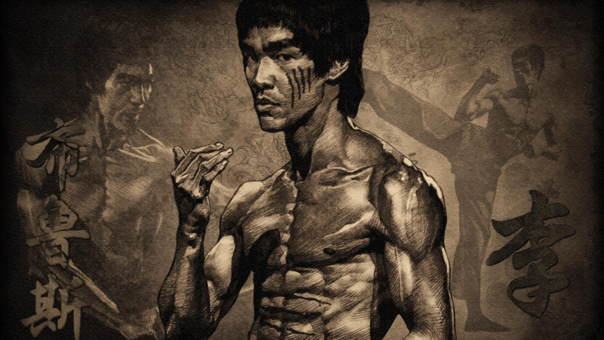 Bruce Lee 2k QHD Wallpaper 2560x1440px