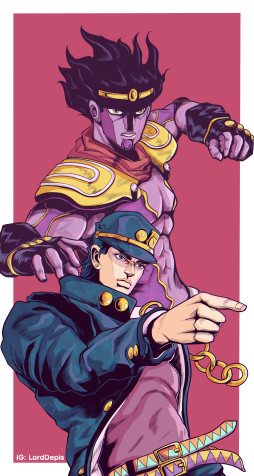 Jotaro iPhone Background Image 1658x3100px