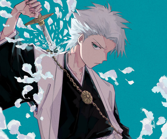 Toshiro Hitsugaya Laptop Background 2508x2090px