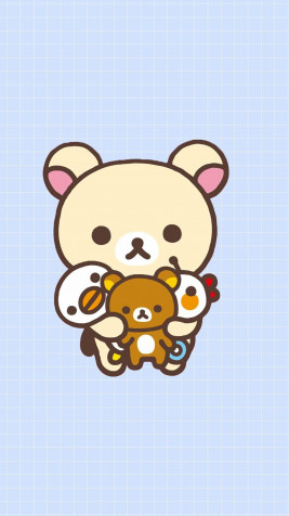 Rilakkuma Wallpaper for iPhone 1080x1920px