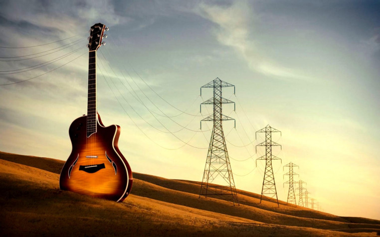 Guitar Widescreen HD Wallpaper 1920x1200px