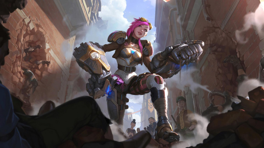 Vi League Of Legends Full HD 1080p Wallpaper 1920x1080px