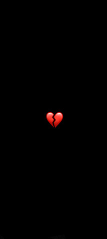 Broken Heart Alone iPhone Background 800x1778px