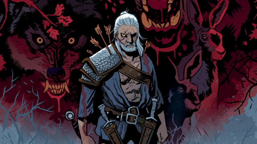 Cartoon The Witcher Full HD 1080p Wallpaper 1920x1080px