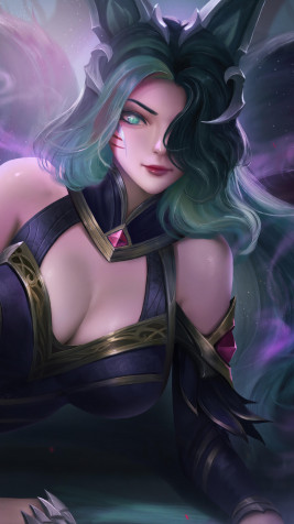 Ahri League Of Legends 4k Phone Wallpaper 2160x3840px