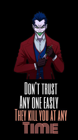 Joker Attitude iPhone Wallpaper 800x1422px