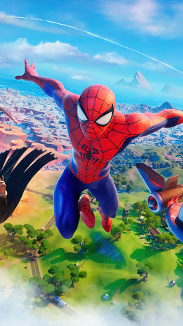 Fortnite Spider Man Wallpaper 2160x3840px