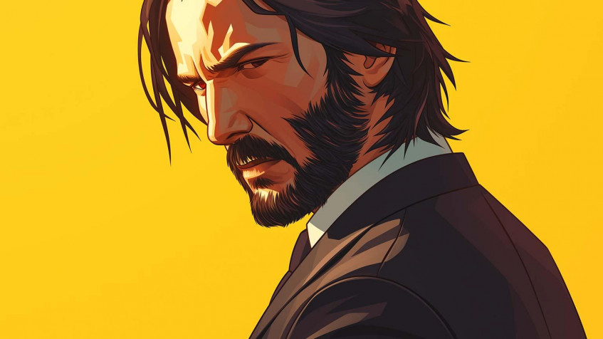 John Wick MacBook Wallpaper 1536x864px