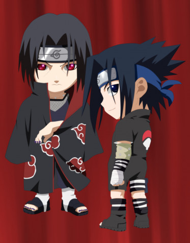 Sasuke Chibi Mobile Wallpaper 1204x1536px