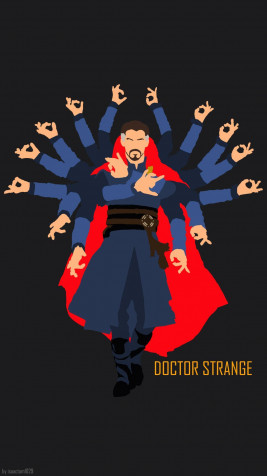 Cartoon Dr Strange Android Wallpaper 1080x1920px