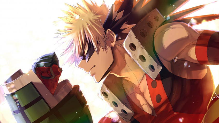 Katsuki Bakugo Full HD 1080p Wallpaper 1920x1080px