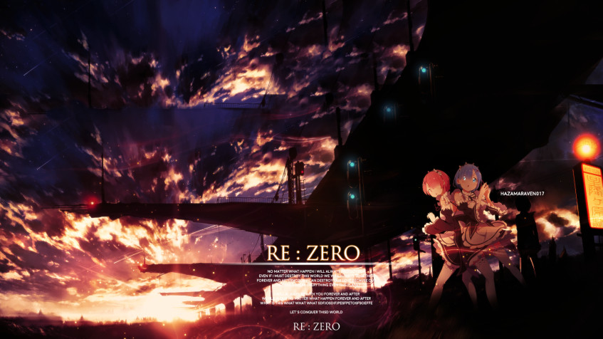 Re Zero Full HD 1080p Wallpaper 1920x1080px