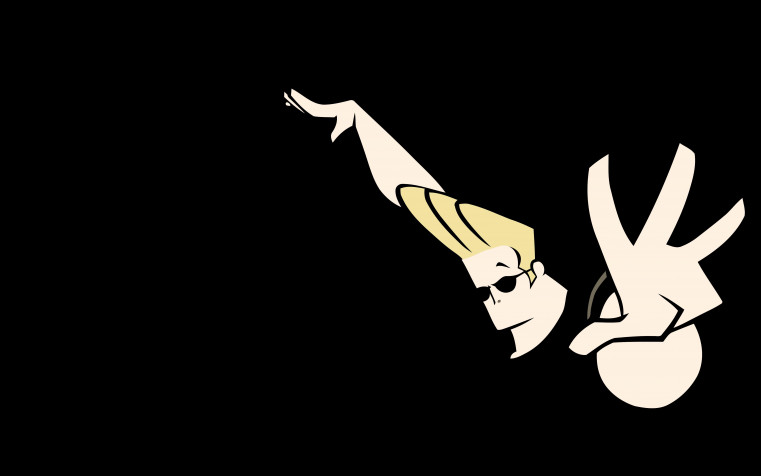 Johnny Bravo MacBook Wallpaper 5000x3125px