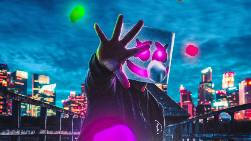 Marshmello Background Image 3260x1834px