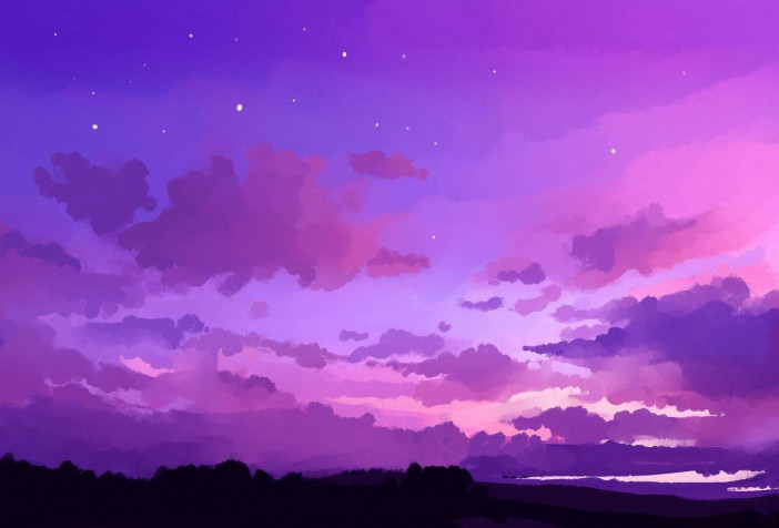 Purple Aesthetic Desktop HD Background 1280x868px