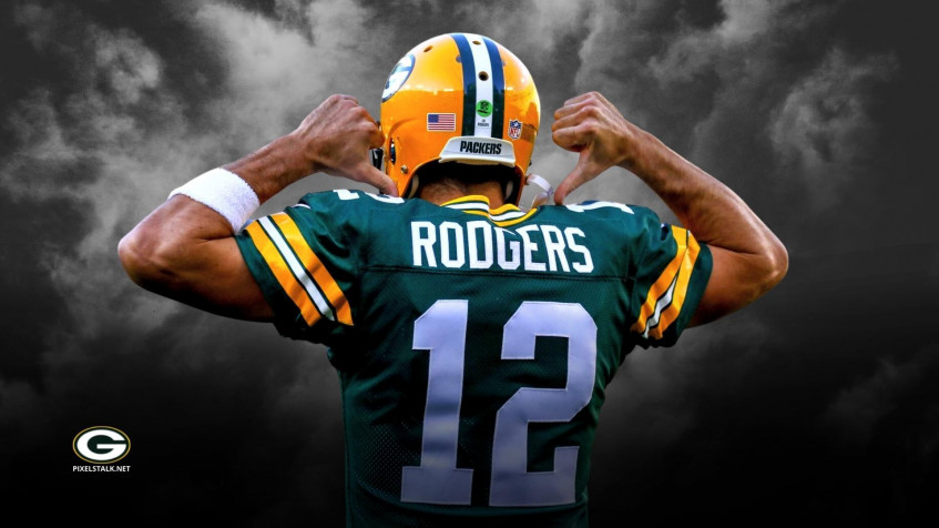 Title Aaron Rodgers Full HD 1080p Wallpaper 1920x1080px