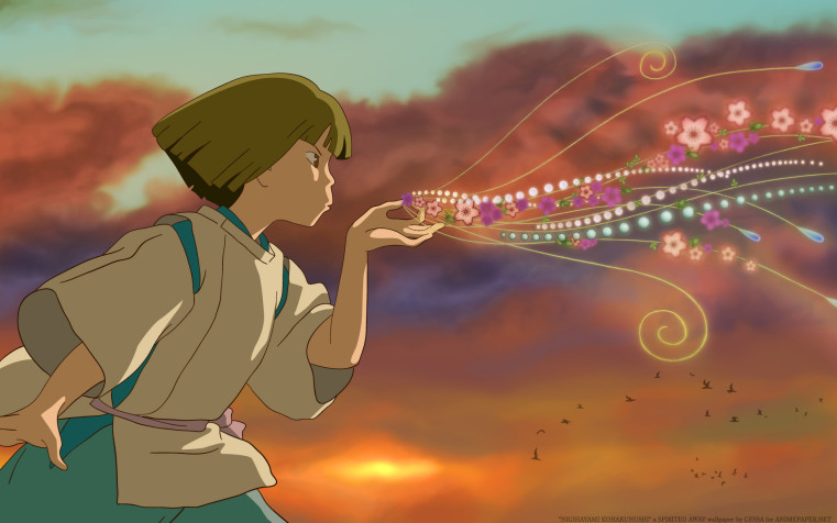 Haku Spirited Away Widescreen HD Wallpaper 1920x1200px