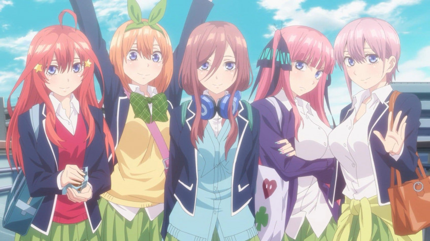 The Quintessential Quintuplets Full HD 1080p Wallpaper 1920x1080px