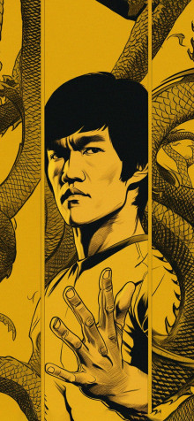 Bruce Lee Wallpaper for iPhone 1183x2560px