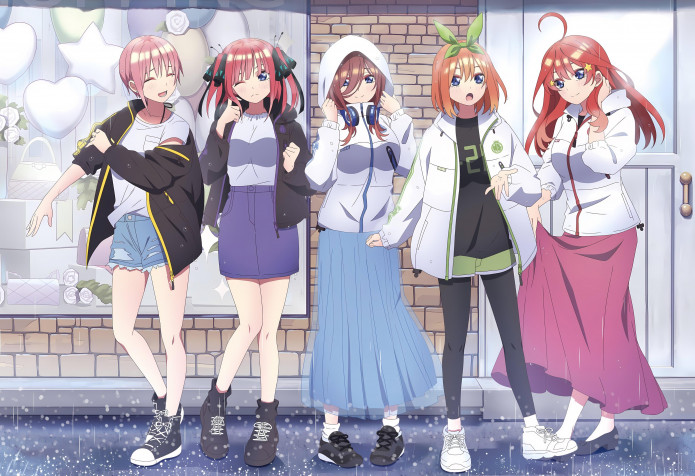 The Quintessential Quintuplets Laptop Background 4096x2804px