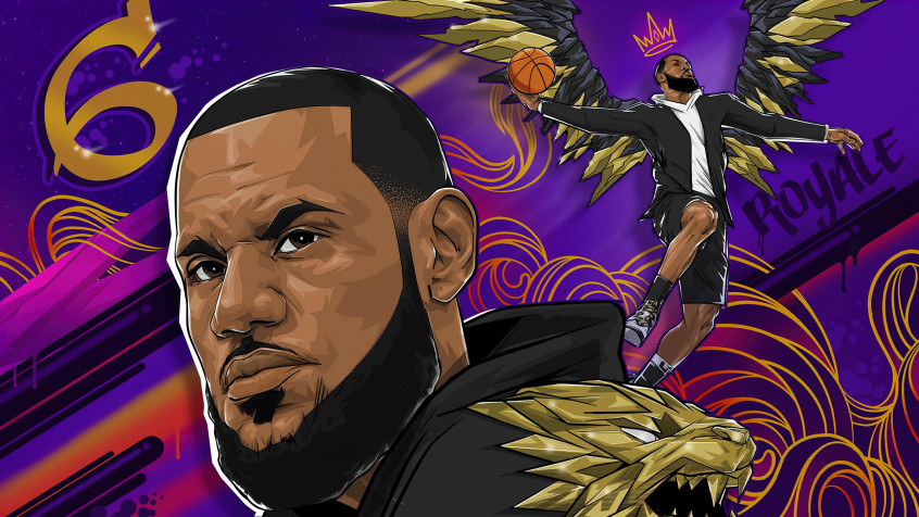 Cool Lebron James 4k UHD Wallpaper 3840x2160px